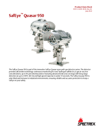Thumbnail of document Data Sheet - SafEye Quasar 950 Open Path Gas Detector
